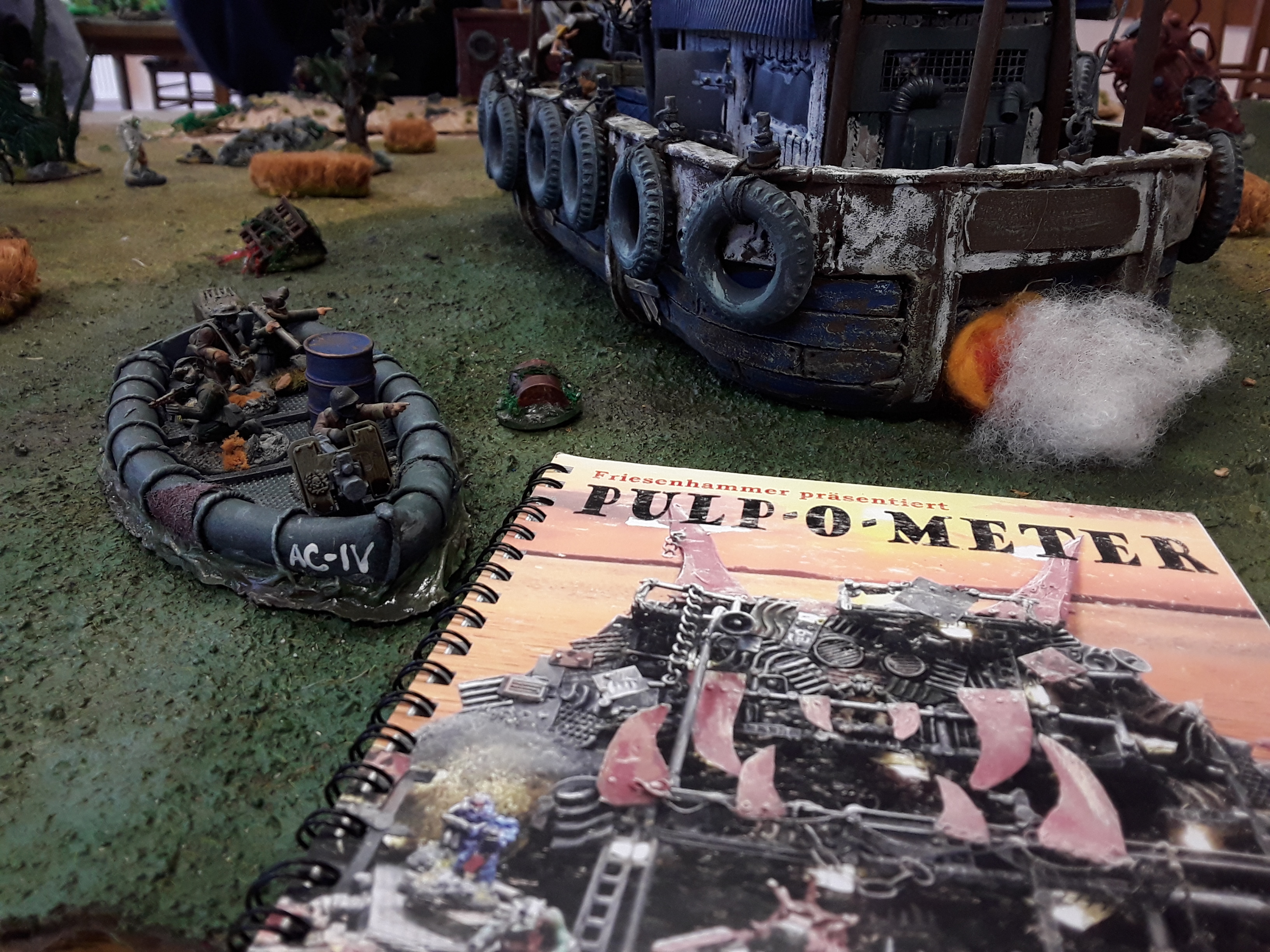 Pulp-O-Meter, ein eigenes Regelwerk - Friesenhammer Tabletop Club Norden, Ostfriesland