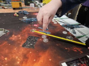 Harald, Hendrik und Michael mit Dropfleet Commander auf der WaterCONt 2025